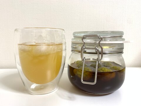 〜梅仕事〜 素焚糖で作った梅シロップの炭酸ジュース